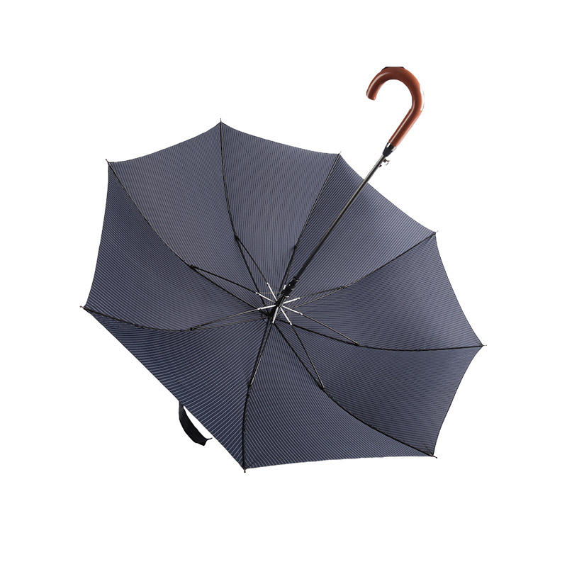 Gerader Regenschirm aus Pongee mit guter Festigkeit – 0E6B0175