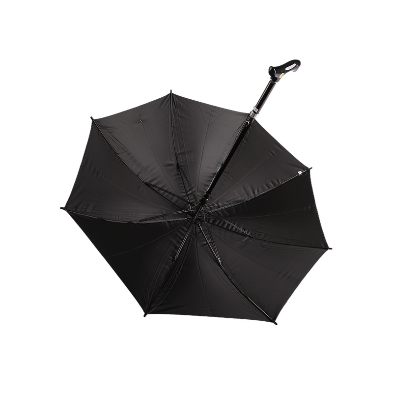 Stark wind- und wasserdichter Pongee mit silberbeschichtetem geradem Regenschirm-0E6B0223