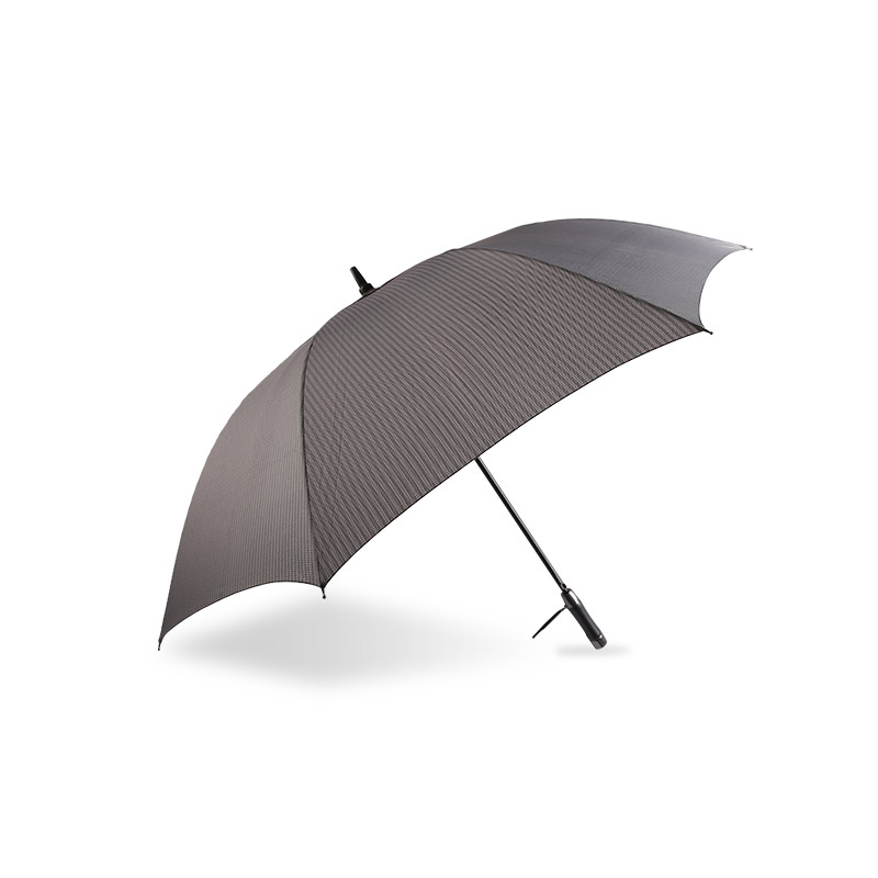 Stripe Business Can Be Automatic Pongee Straight Regenschirm-0E6B0233