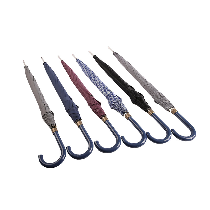 Spitzer Widerhaken kann aufgehängt werden Pongee Gerader Regenschirm-0E6B0388